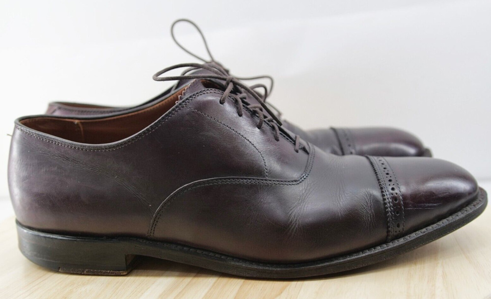 ALDEN OXFORD 905 Perf Tip Bal Men Shoes 10.5D Burgundy‎